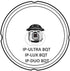 Silicone Sealing Ring 8qt for Instant Pot Sealing Ring 8 Quart, Food-grade Silicone Fits Instant Pot Duo 8 Quart, Lux 8 Quart, Duo Plus 8 Quart, Ultra 8 Quart, Viva 8 Quart Instapot - 2 Pack