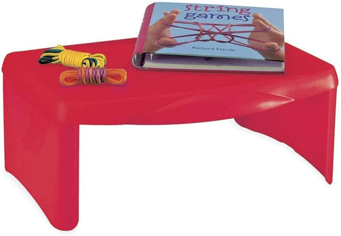 HearthSong Kids™ Portable Folding Lap Desk with Large Storage Activity Tray, 17" L x 12" W, Red