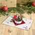 Lovepop Winter Paper Flower Basket Pop Up Card, 5x7-3D Greeting Card, Pop Up Christmas Cards, Kids Christmas Card, 3D Holiday Card, Winter Cards