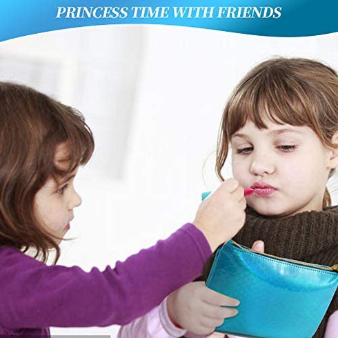 TOKIA Mermaid Makeup Kit for Girls, Big Pieces Kids Makeup Kit for Age 8-12, Safe & Washable Mermaid Makeup Toys, Great Birthday Idea for Little Girls 3 4 5 6 7 8 9 10 Years Old