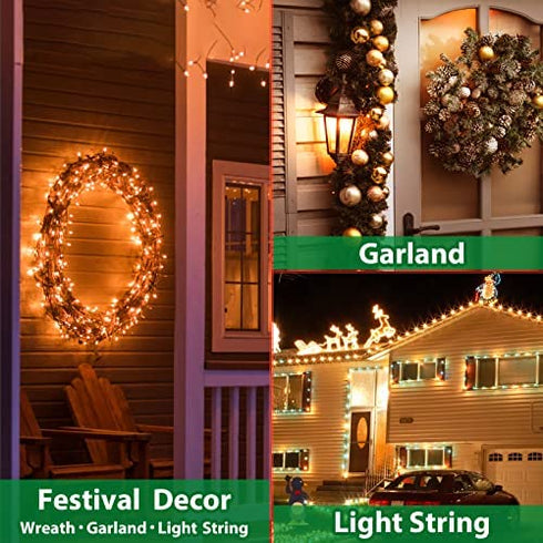 Vinyl Siding Hooks (20 Pack), Heavy Duty Stainless Steel Vinyl Siding Hangers, Low Profile No Hole Siding Clips for Hanging Lights Wreath Decorations Outdoor