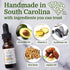 Organic Vitamin E Oil for Skin & Scars |100% Pure Natural Vitamin E Serum Hand Made in South Carolina | 15000 IU Vitamin E for Face & Hair| Non-GMO, Gluten & Cruelty Free, Vegan | Unscented 0.5 Fl Oz