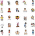 Cute Cartoon Bob's Burgers Stickers (50 PCS) Funny Stickers for Teens, Girls, Adults,Kids - Stickers for Waterbottles,Laptop,Phone,Hydro Flask - Waterproof Vinyl Sticker (Bob's Burgers)
