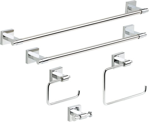 Franklin Brass Maxted Towel Bar, Polished Chrome Bathroom Towel Holder, Bathroom Accessories, MAX24-PC