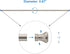 Amazer Spring Tension Curtain Rod - 54-90 Inches Rust-Resistance Shower Curtain Rod Bathroom Rod, Nickel