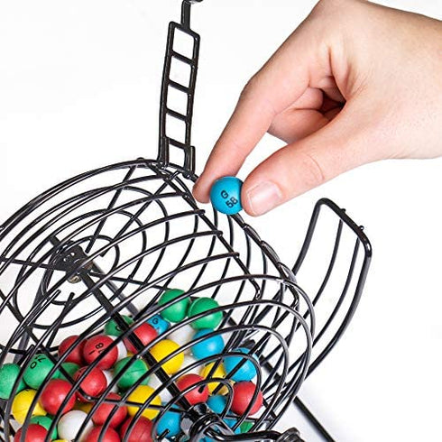 75 Multi-Color Bingo Balls| 3/5 inch Plastic Balls for Standard Bingo Cages and Raffles| Lost Bingo Ball Replacement