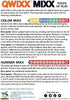 Gamewright Qwixx Mixx - Genuine Enhanced Game Play Add-On Replacement Scorecards for Qwixx - A Fast Family Dice Game