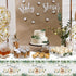 Bear Baby Shower Tablecloth Plastic Teddy Bear Table Cover We Can Bearly Wait Baby Party Decorations Greenery Leaves Table Cover for Baby Shower Kids Birthday Party Supplies, 54 x 108 Inch (1 Pack)
