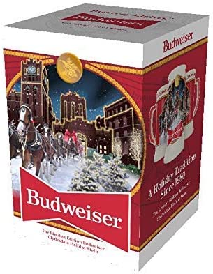 Budweiser 2020 Clydesdale Holiday Stein - Brewery Lights - 41st Edition - Ceramic Beer Mug - Christmas Gifts for Men, Father, Husband