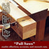 SUIZAN Japanese Pull Saw Hand Saw 9.5 Inch Ryoba Double Edge Flush Cut Saw Woodworking tools