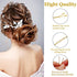 Laicky Bobby Pins, 200Count Blonde Hair Pins Hairpins with Box for Women Lady Girls Kids Hair Pin Invisible Wave Hairgrip Barrette Hairclip Bulk Hair Accessories (Blonde,2.2 Inch)