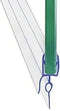 Frameless Shower Door Sweep Shower Door Bottom Seal for 1/4" Glass,36" Long, Glass Shower Door Seal Strip,Clear Vinyl