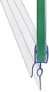 Frameless Shower Door Sweep Shower Door Bottom Seal for 1/4" Glass,36" Long, Glass Shower Door Seal Strip,Clear Vinyl
