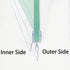 Frameless Shower Door Sweep Shower Door Bottom Seal for 1/4" Glass,36" Long, Glass Shower Door Seal Strip,Clear Vinyl