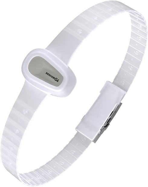 Divoti Badge Sensor Cover Compatible for Dexcom G6, Adjustable Trim to Fit, Securely Protect and Quickly Put-on/Take-Off—No More Extra Irritating Adhesive Patches - Transparent