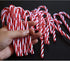 ToBeIT 32pcs Candy Canes Plastic Christmas Tree Hanging Ornaments (red(13cm))