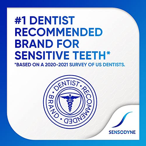 Sensodyne Repair and Protect Mint Toothpaste, Toothpaste for Sensitive Teeth and Cavity Prevention, 3.4 oz