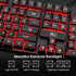 Rii Gaming Keyboard and Mouse Set, 3-LED Backlit Mechanical Feel Business Office Keyboard Colorful Breathing Backlit Gaming Mouse for Working or Primer Gaming,Office Device (RK108)