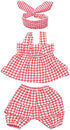 XADP 5 Pack Baby Doll Clothes Outfits for 12 Inch Baby Dolls, Set of 5 with Hair Bands