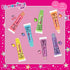 Expressions -7pc Flavored Shimmer Lip Gloss for Girls, Kids Lip Gloss Set .Moisturizing Shimmer Lipgloss Party Shinning and Long Lasting Waterproof Colorful Lip Gloss For Women and Girls