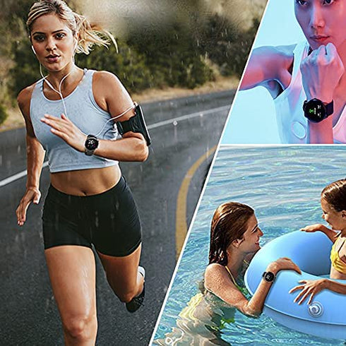 Yeejok Fossil 18mm Bands Silicone Compatible for Fossil Women's Gen 6/5E 42mm /Gen 4 Q Venture HR / Gen 3 Venture Smartwatch, Replacement Quick Released Sport Watch Strap