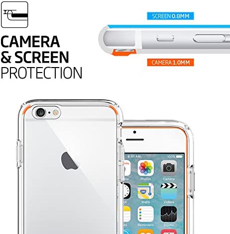 Spigen Ultra Hybrid Designed for Apple iPhone 6S Case (2015) - Crystal Clear