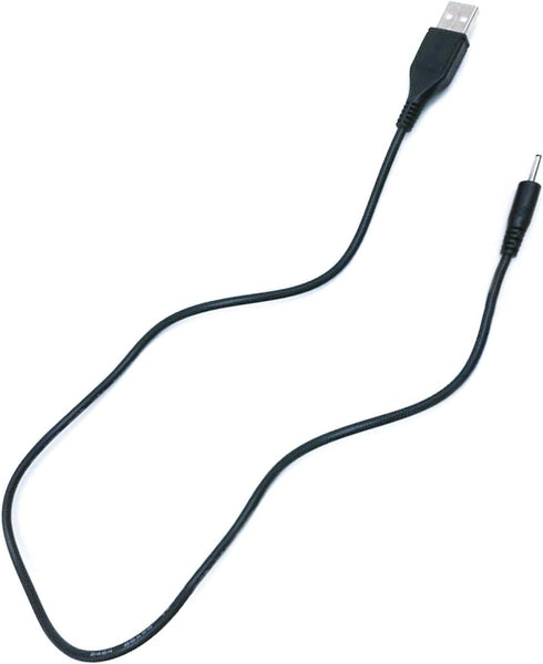 GoodBoy Extra Replacement Charger for Rechargeable Dog Bark Collars - Mini and 671 Models - USB to 2.0 mm Charger Cable