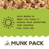 Munk Pack Keto Granola Bar | Almond Butter Cocoa Chip | 4 Bars | Low Carb Keto Snack for Kids & Adults | Chewy Bar, No Added Sugar Treat | Keto Breakfast Food | Low Sugar, Low Carb, Plant Based