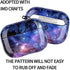 Airpods Pro Case - YOMPLOW Marble Protective Hard Case Cover Skin Portable & Shockproof Women Girls with Keychain for Apple Airpods Pro Charging Case - Galaxy Marble