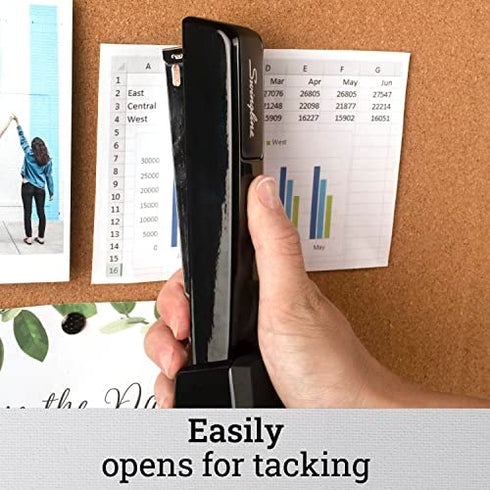 Swingline Stapler, 747, Classic Desktop Stapler Heavy Duty, 30 Sheet Capacity, Portable, Durable Metal Stapler for Office Desk Accessories or Home Office Supplies, Black (74701)