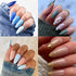 UNA GELLA Almond Fake Nails 500pcs Almond Press on Nails Pre-shape Almond Gel Nail Tips for Full Cover Acrylic Almond Nails French False Nails For Nail Extension Nail Art, Home DIY Nail Salon 12 Sizes False Gelly Tips