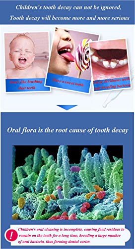 CAREDO Kid's ONLY Cure Tooth Decay Cavities Toothpaste, Repairing Dental Caries Toothpastes for Children, Fruit Flavor, 1.75 OZ Tubes