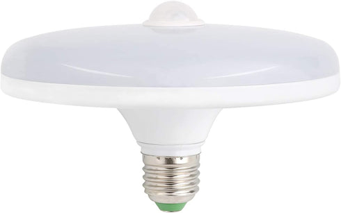 Motion Sensor Light Bulbs, 18W (150W Equivalent) E26 1500LM Motion Detector Dusk to Dawn LED Ceiling Light Bulb Automatic On Off Led Bulb for Garage, Porch, Basement, Hallway, Frontdoor - Cool White