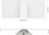 Modern LED Acrylic Wall Sconce 12W Cool White 6000K Up Down Lamp for Bedroom Corridor Stairs Bathroom Indoor Lighting Fixture Lamps Home Room Decor Not Dimmable No Plug(1 Pack)
