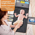 Gimars Large Capacity 6 Pockets Baby Portable Changing Pads, Waterproof & Easily Cleanable Detachable Travel Portable Diaper Changing mat, Baby Shower Gifts, Newborns Essentials