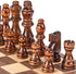 AMEROUS Wooden Chess Pieces Only, 32 Pieses Standard Tournamen Staunton Wood Chessmen - 3.05" King / Storage Bag / Gift Package, Chess Game Pawns for Chessboard, Replacement of Missing Pieces