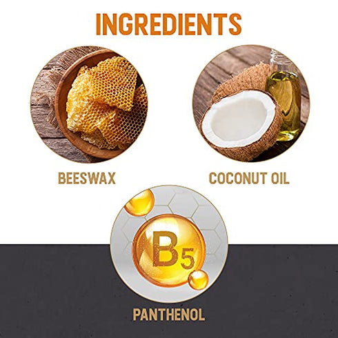 Woody's 2-in-1 Beard Balm for Men, Beard Conditioner and Style Wax, with Blend of Coconut Oil, Panthenol, and Natural Beeswax 2-Ounce, 1-pack