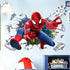 ZI XIN Superhero Wall Stickers Spider-Man Wall Decals Excellent Vinyl Wall Decor for Boys Room Living Room (Size 35.4 x 23.6 inch)