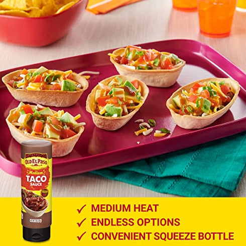 Old El Paso Medium Taco Squeeze Sauce, 9 oz