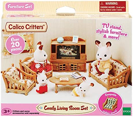 Calico Critters, Doll House Furniture and Décor, Laundry & Vacuum Cleaner