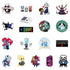 Undertale Stickers Pack| 50pcs Sans Undertale Viny Waterproof Stickers for Laptops PC Frisk Sans Au Gaster Undyne Flowey Decal for Teen Girl Adults DIY Computer Phone Case Water Bottle Skateboard