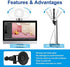 Ring Light for Zoom Meetings, Laptop Ring Light with Tripod Stand, Ring Light with Suction Cup for Computer Monitor …