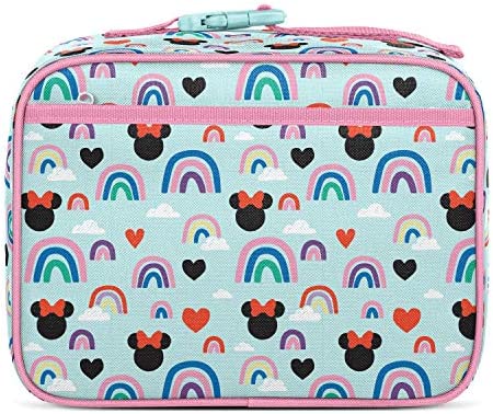 Simple Modern Disney Kids Lunch Box for Toddler | Reusable Insulated Bag for Girls, Boys Meal Containers for School | Hadley Collection | Minnie Mouse Rainbow