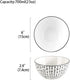 Soup Bowls Porcelain 23 OZ- Cereal Bowl 6 Inch - Deep Japanese Bowls for Serving Salad | Ramen | Noodle | Pho | Oatmeal - Microwave and Dishwasher Safe - Set of 6