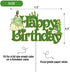 YCKens Happy Birthday Cake Topper for Tiana - The Princess Tiana and The Frog Cake Decorations Party Cake Decors for Girls (Double-sided)