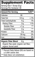 Renew Life Adult Daily Digestive Organic Prebiotic Fiber, Plant-Based Omega-3, Soluble & Insoluble Fiber Powder, Helps Reduce Constipation, Gas, & Bloating, 8.5 Oz