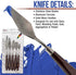 U.S. Art Supply 5-Piece Stainless Steel Palette Knife Set - Flexible Spatula Painting Knives for Color Mixing, Spreading, Applying Oil & Acrylic Paint on Canvases, Cake Icing, 3D Printer Removal Tool
