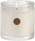 Aromatique The Smell of Spring Textured Glass 6 oz Scented Jar Candle with Metal Medallion for Home Décor and Gift