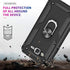LeYi Compatible for Samsung Galaxy J7 Case,J7 2015/ SM-J700 Case with HD Screen Protector, Military-Grade Rotating Kickstand Full-Body Protective Phone Cover Case for Samsung Galaxy J7 2015,Black