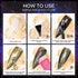 Morovan Cat-Eye Gel Nail Polish Kit - 6 Glitter 9D Magnetic Colors Changing Gel Nail Polish Set Holographic Cat-Eyes Temperature Rainbow Mood Changing Phantom Chameleon Nail Polish Kit